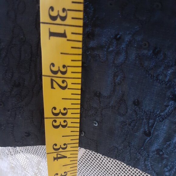 Eileen Fisher Silk Sequin  Shift Mini Dress - Picture 16 of 16